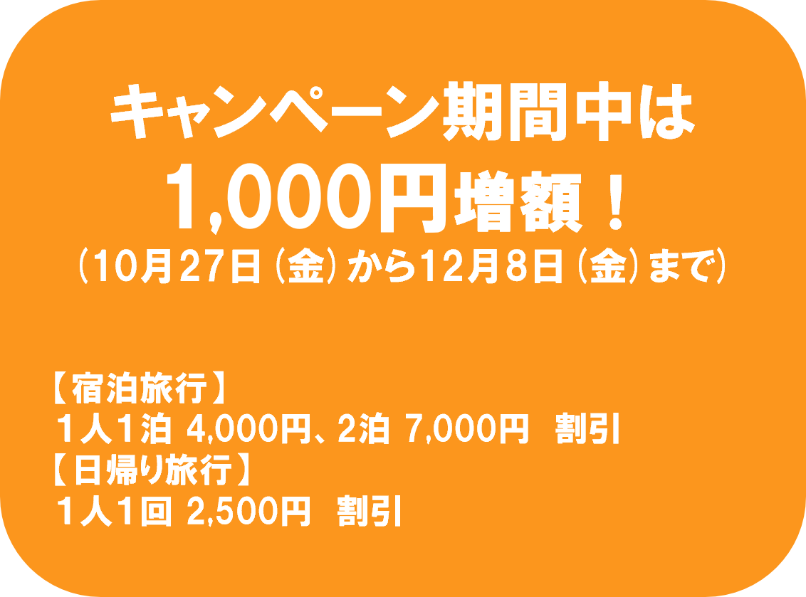 キャンペーン期間中は1000円増額